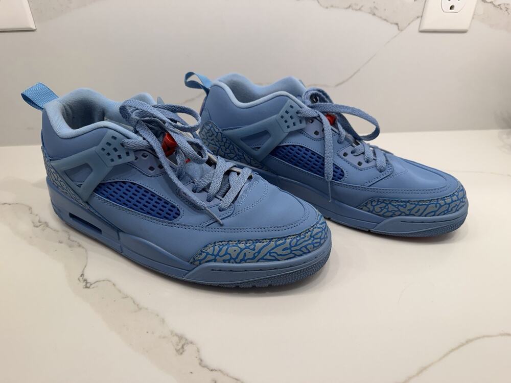 Nike Air Jordan Spizike Low Houston Oilers Size 10 FQ1759-400 Blue